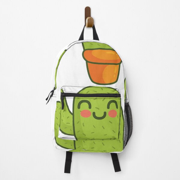 Item preview, cute cactus shy cartoon designed and sold by violetcharlotte.
