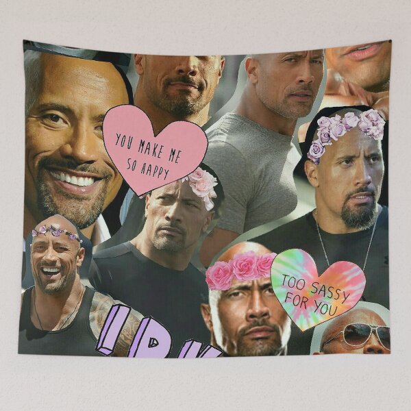 Item preview, The Rock Dwayne Johnson designed and sold by Sam Punter.