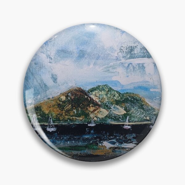 Item preview, Holy Isle from Lamlash, Isle of Arran, Scotland  designed and sold by ACameronArt.