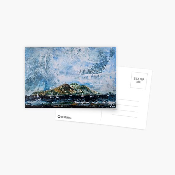 Item preview, Holy Isle from Lamlash, Isle of Arran, Scotland  designed and sold by ACameronArt.