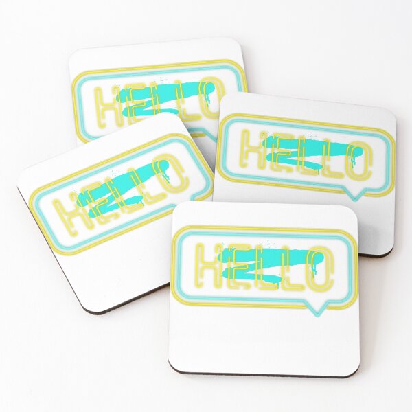 Item preview, Hello in Neon Yellow designed and sold by Chelle478.