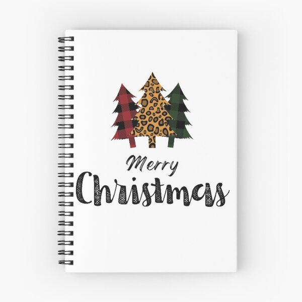 Item preview, Leopard print christmas tree tee designed and sold by cactus-nick.