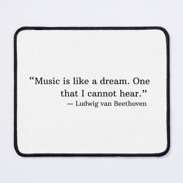 Item preview, Beethoven Quote designed and sold by Musicianst0re.