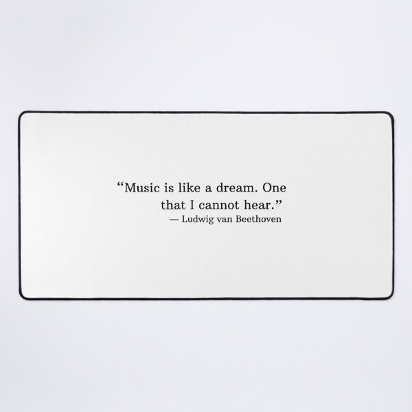 Item preview, Beethoven Quote designed and sold by Musicianst0re.