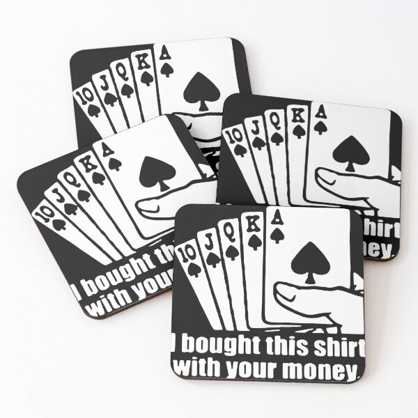Artikelvorschau, Funny Poker I bought this shirt with your money Love Cards Poker Fun Gift Premium Apparel Funny Holiday Xmas entworfen und verkauft von DesignByHeartUK.