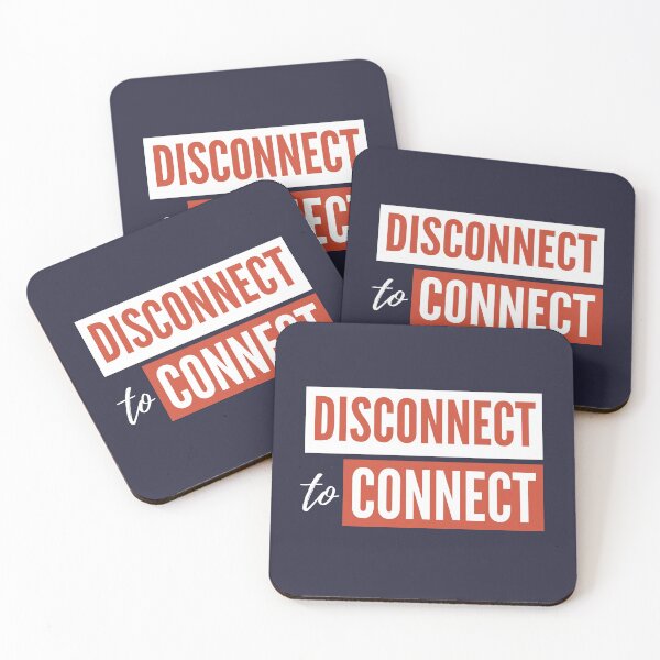 Item preview, Disconnect to connect - Motivational Social Media Detox Gift designed and sold by mayamay0.