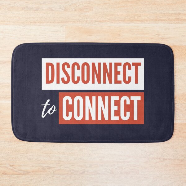 Item preview, Disconnect to connect - Motivational Social Media Detox Gift designed and sold by mayamay0.