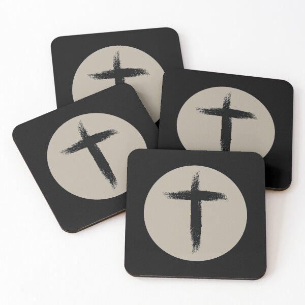 Item preview, Christ died for us  - Romans 5:8 Spray Painted Cross designed and sold by Trinity Designs.