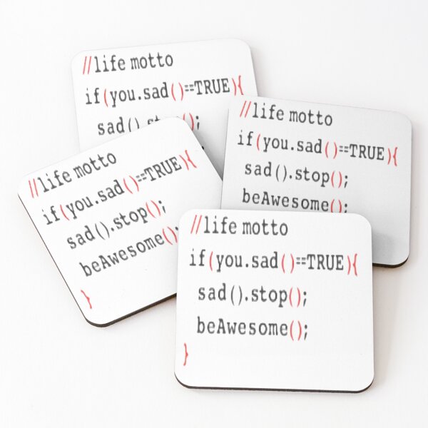 Item preview, Be awesome design for programmers designed and sold by sabrinadesign.