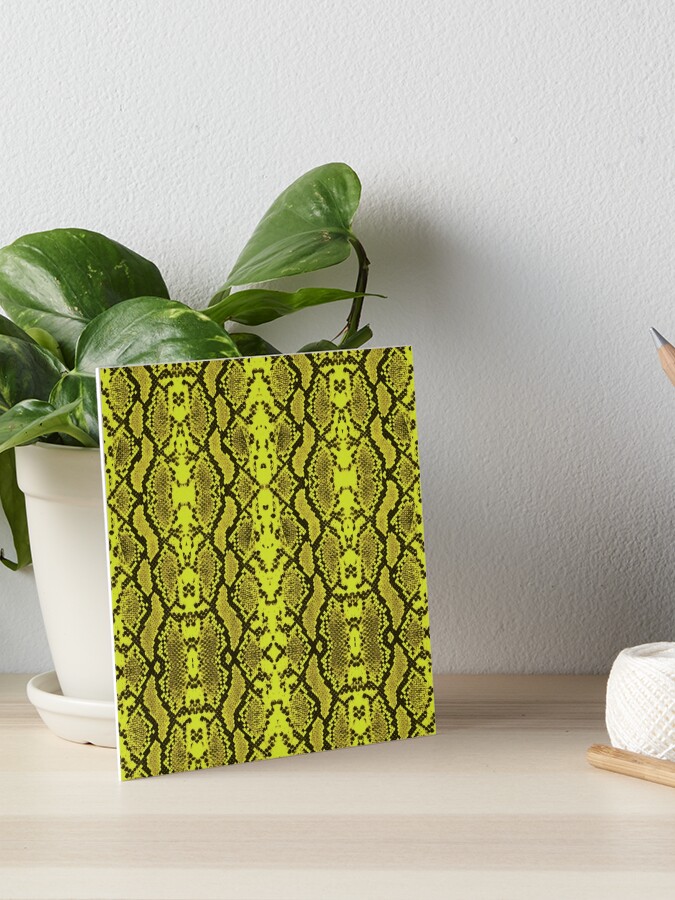 Neon green snake hot sale print bag