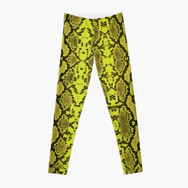 Snake Skin - Neon Green Leggings