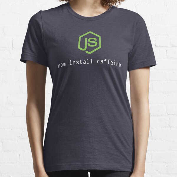 Camiseta perfecta para el programador Node.js Camiseta esencial