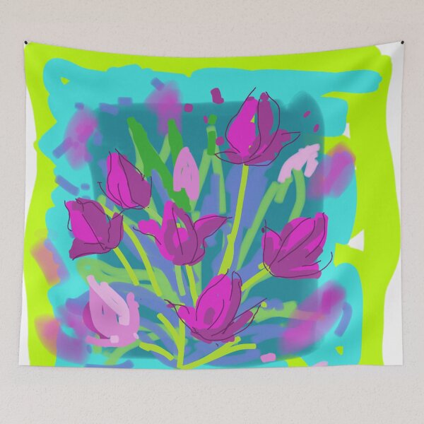 Item preview, Purple Tulips designed and sold by ChilliTulip.