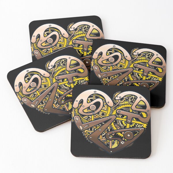 Item preview, Gold Shades Geared This Way black background  designed and sold by AuDHDesigns AUS .