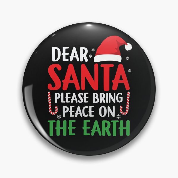 Item preview, Dear Santa Please Bring Peace On The Earth designed and sold by designclub.