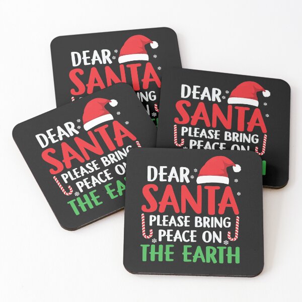 Item preview, Dear Santa Please Bring Peace On The Earth designed and sold by designclub.