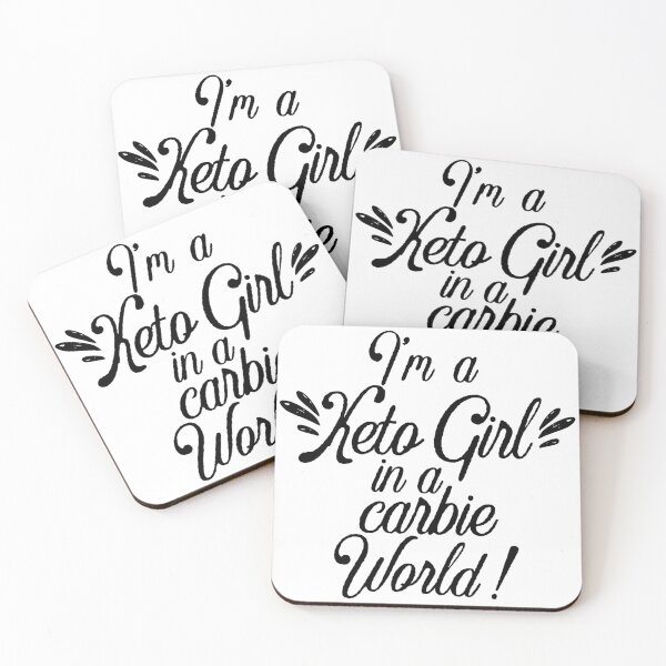 Item preview, I'm a keto girl in a carbie world, Funny Keto Diet gifts #KetoDiet #Ketosis #ketoholic designed and sold by AmazingEcraft.