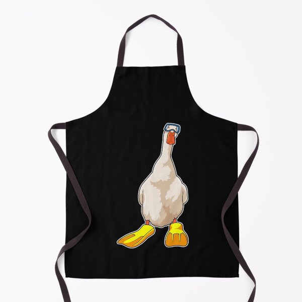 Item preview, Duck as Diver with Flippers designed and sold by Snabdesign84.