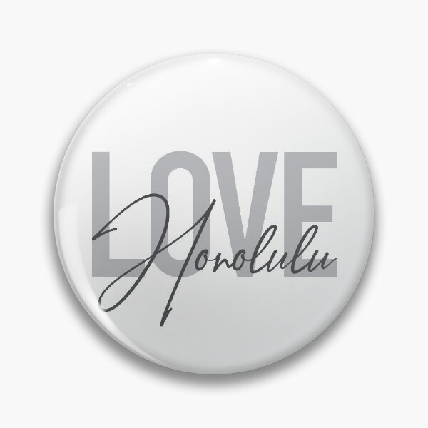 Item preview, Modern, simple, urban, cool typographic design of Love Honolulu  designed and sold by theendup.