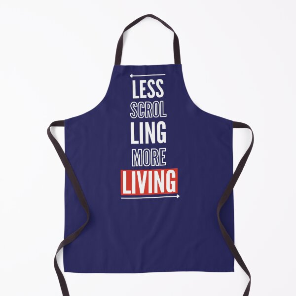 Item preview, Less scrolling more living - Motivational Social Media Detox Gift designed and sold by mayamay0.