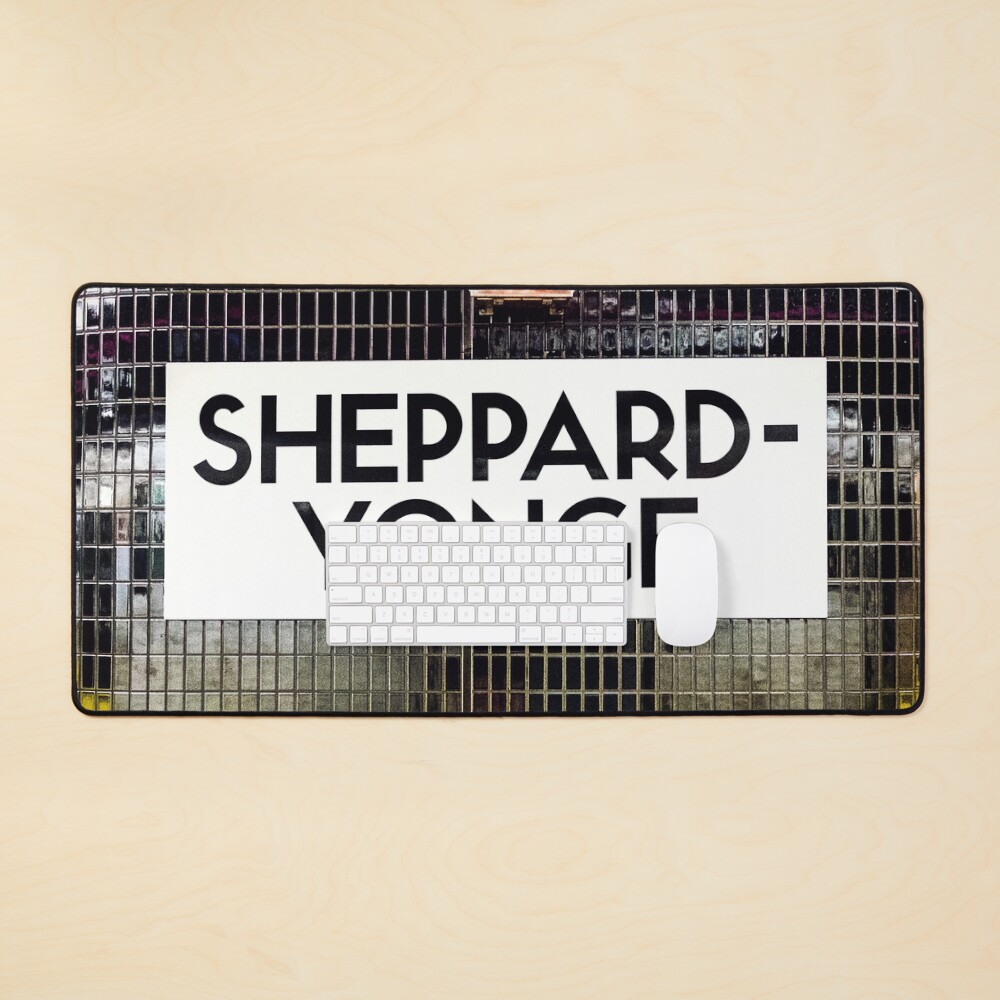 Toronto Sheppard-Yonge Subway Station Sign Mouse Pad