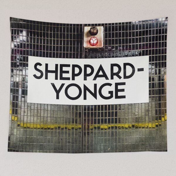 Item preview, Toronto Sheppard-Yonge Subway Station Sign designed and sold by stationtoronto.