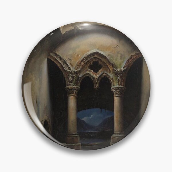 Item preview, Gothic Chapel. Painted by Charles Marie Bouton (1781-1853 designed and sold by Art Outlaws.