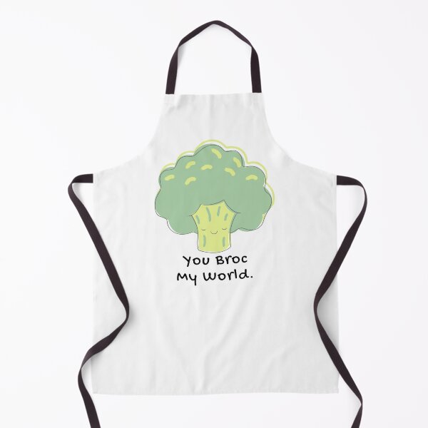 Item preview, You Broc My World Broccoli Food Pun designed and sold by ZestyFruit.