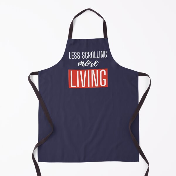 Item preview, Less scrolling more living - Motivational Social Media Detox Gift designed and sold by mayamay0.