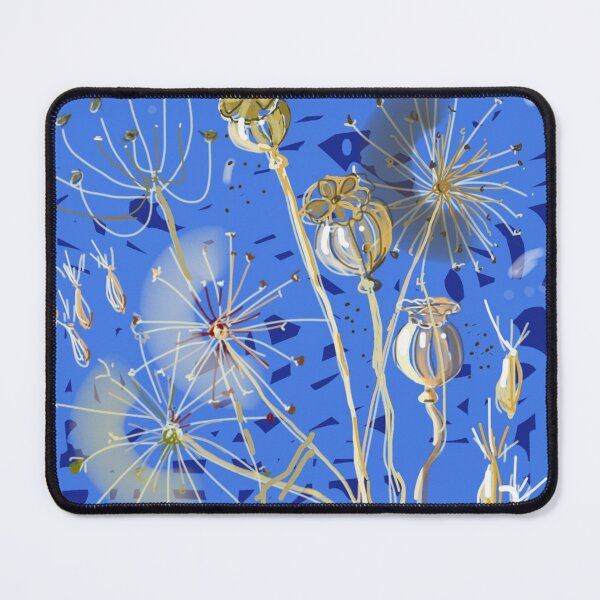 Item preview, Beautiful Blue Seed Heads designed and sold by ChilliTulip.