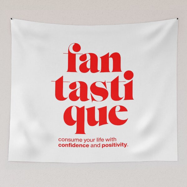 Item preview, fantastique statement print: consume your life with confidence and positivity. designed and sold by TrueType.