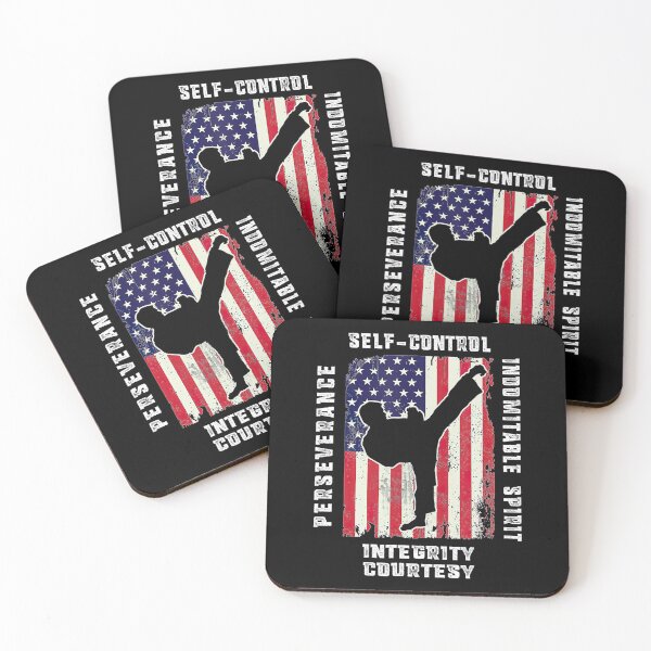 Item preview, Cool American Flag Taekwondo Gift  Tae Kwon Do Martial Arts  designed and sold by Jotaroxa1j.