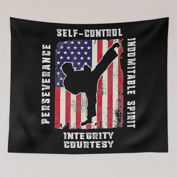 Item preview, Cool American Flag Taekwondo Gift  Tae Kwon Do Martial Arts  designed and sold by Jotaroxa1j.