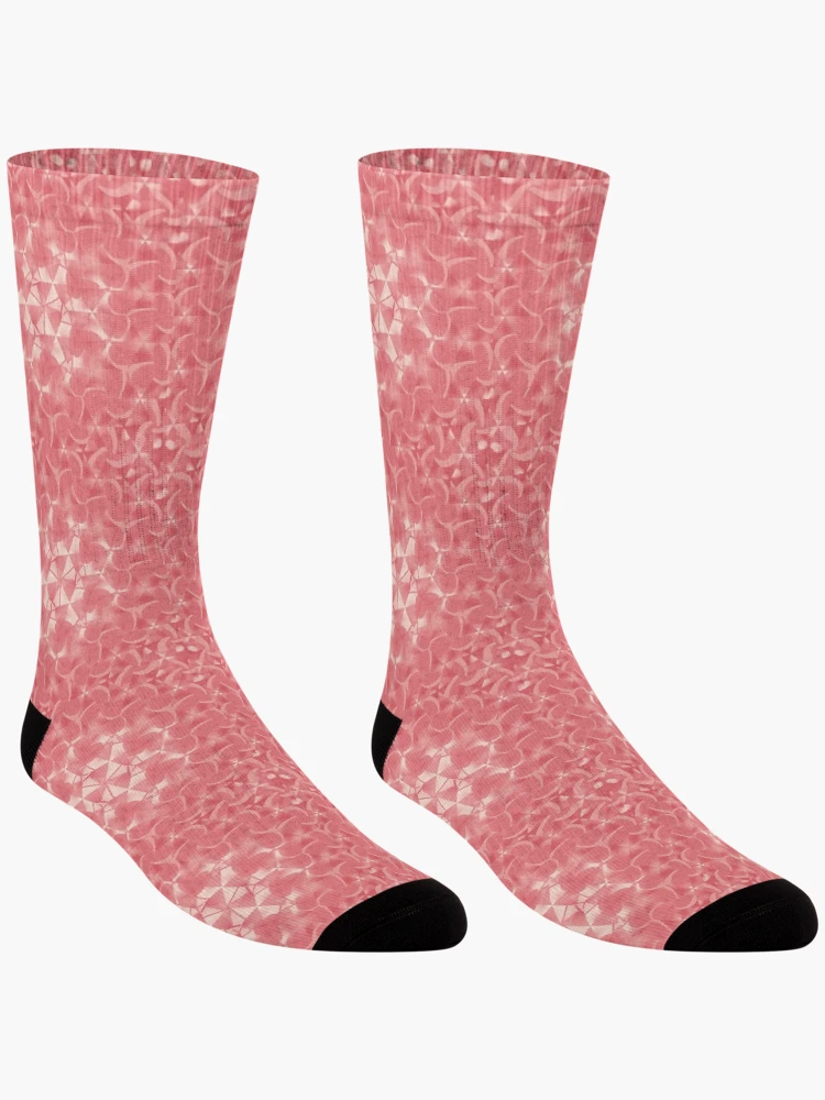 Thumbnail 3 of 5, Socks, Pink Flow Pattern designed and sold by TheSharpService.