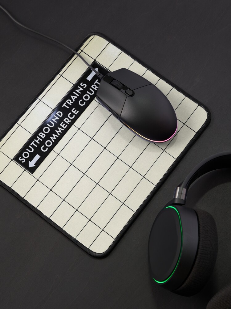 Alternate view of Southbound Trains Toronto Subway Sign Mouse Pad