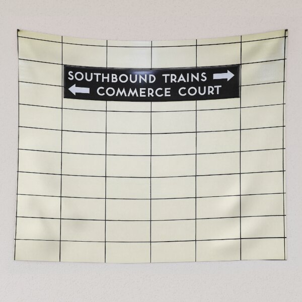 Item preview, Southbound Trains Toronto Subway Sign designed and sold by stationtoronto.