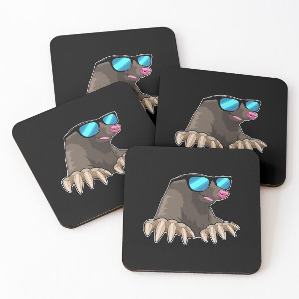 Item preview, Mole with Sunglasses designed and sold by Snabdesign84.