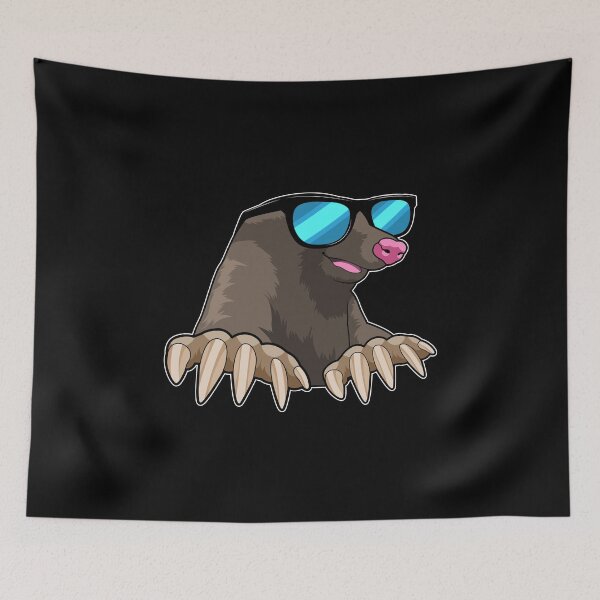 Item preview, Mole with Sunglasses designed and sold by Snabdesign84.