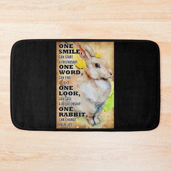 Item preview, Rabbit Can Change Your Life - One Smile, Can Start A Friendship On Word, Can End A Fight designed and sold by HerBertTeee.