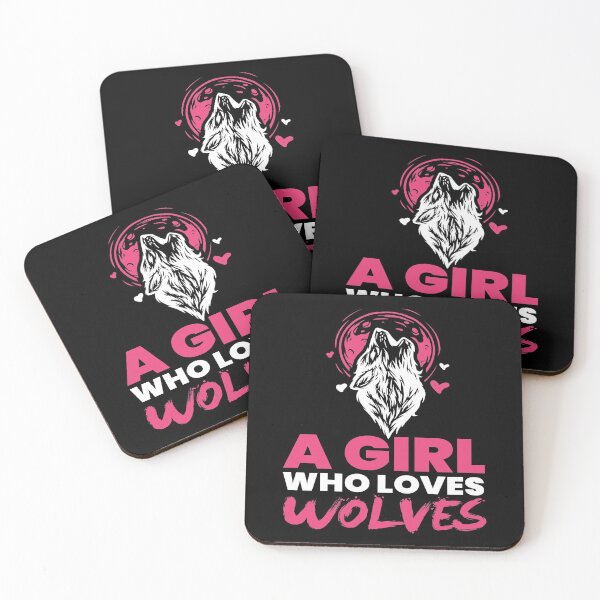 Item preview, Girl Who Loves Wolves Wilderness Wild designed and sold by MooonTees.