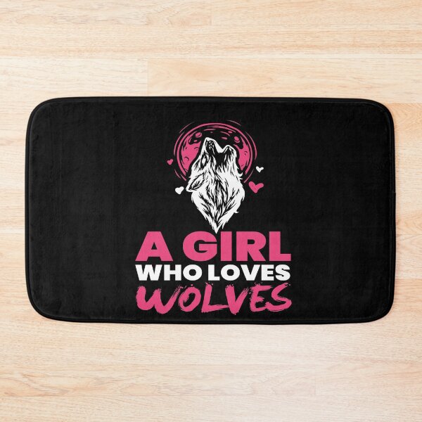 Item preview, Girl Who Loves Wolves Wilderness Wild designed and sold by MooonTees.