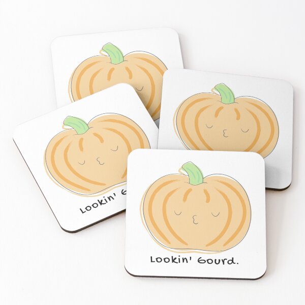 Item preview, Looking Gourd Pumpkin Food Pun designed and sold by ZestyFruit.