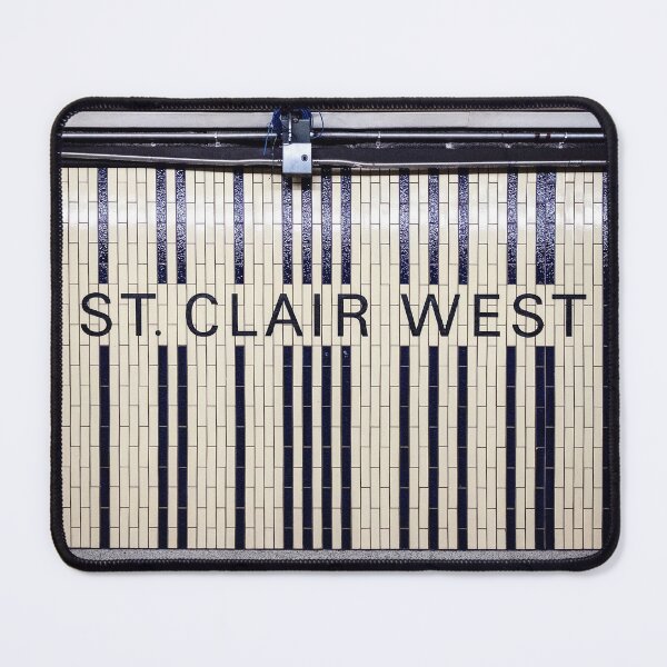 Item preview, Toronto St. Clair West Subway Station Sign designed and sold by stationtoronto.
