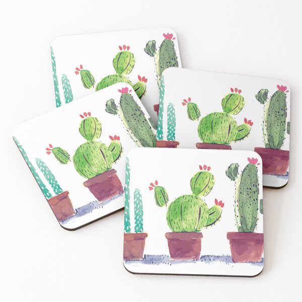 Item preview, watercolor cactus designed and sold by violetcharlotte.
