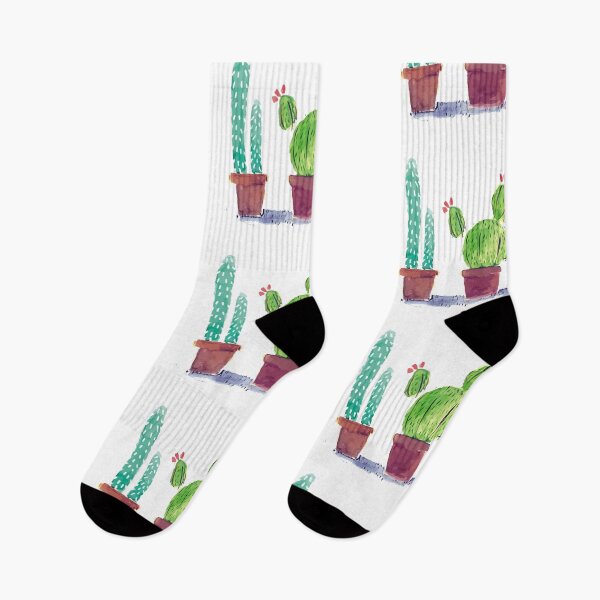 Item preview, watercolor cactus designed and sold by violetcharlotte.