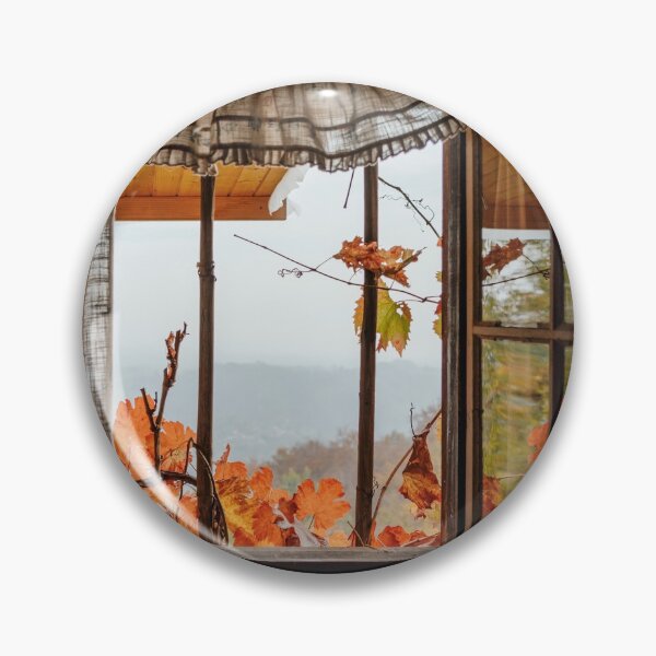Item preview, view of autumn landscape from opening window designed and sold by Alexx90.