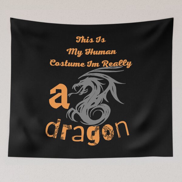 Item preview, Human Costume Im really a Dragon Halloween Essential T-Shirt designed and sold by harry mac.