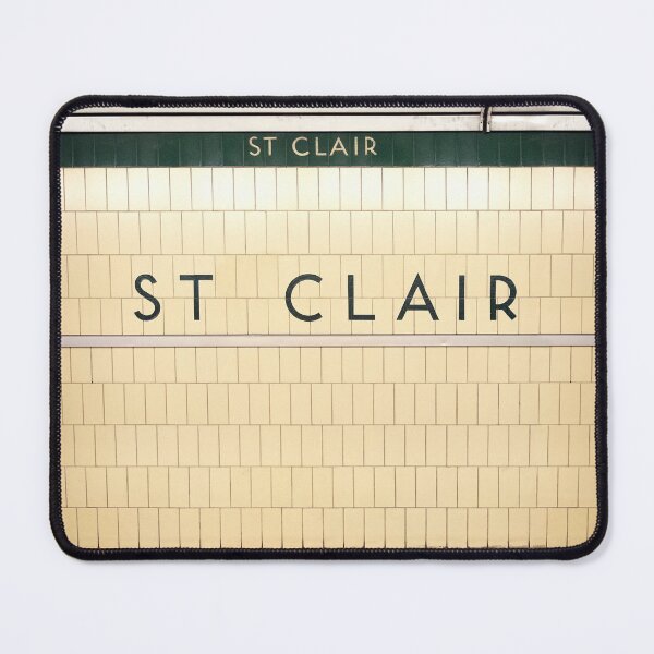Item preview, Toronto St. Clair Subway Station Sign designed and sold by stationtoronto.