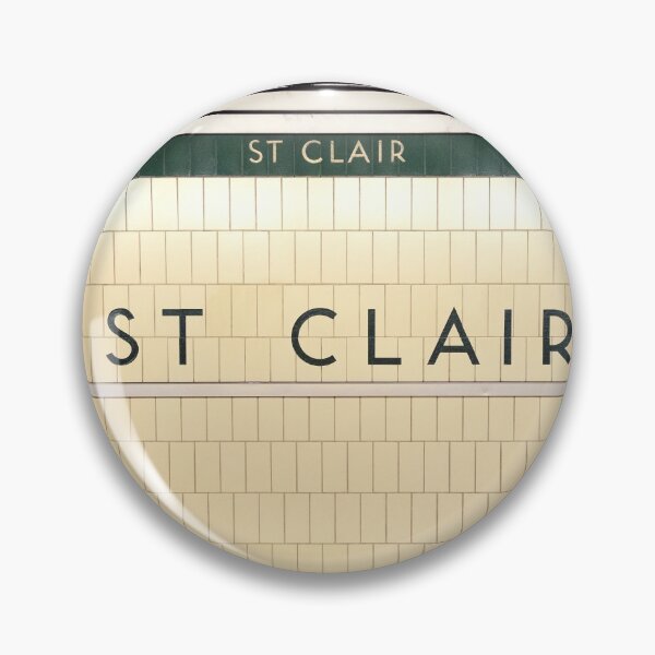 Item preview, Toronto St. Clair Subway Station Sign designed and sold by stationtoronto.