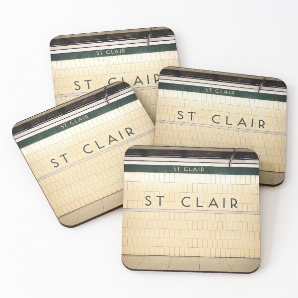 Item preview, Toronto St. Clair Subway Station Sign designed and sold by stationtoronto.